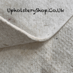 White Needled Wool Felt