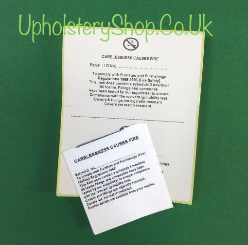 Labels FR (Sew/Staple In or Stick On, does require) - Image 2