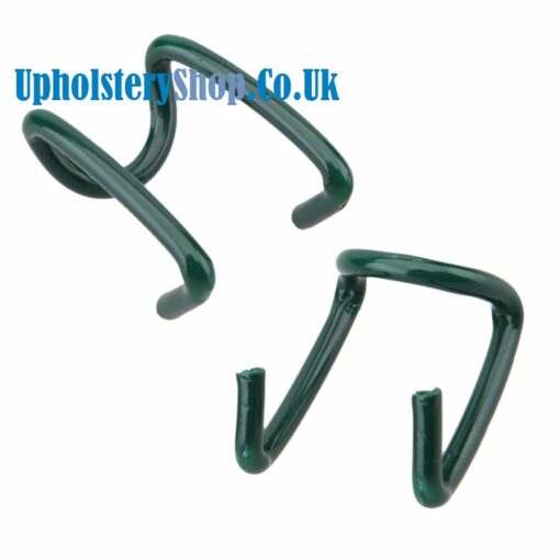 Clips for zigzag springs <small>(Tube Hooks, for metal frame)</small>