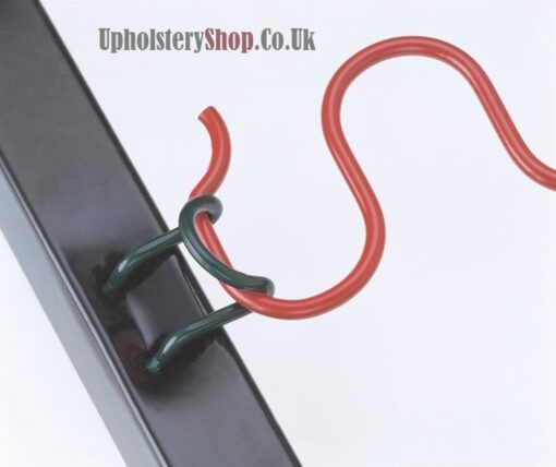 Clips for zigzag springs <small>(Tube Hooks, for metal frame)</small> - Image 3