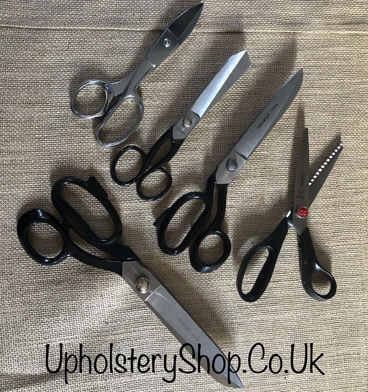 Bent clearance handled shears
