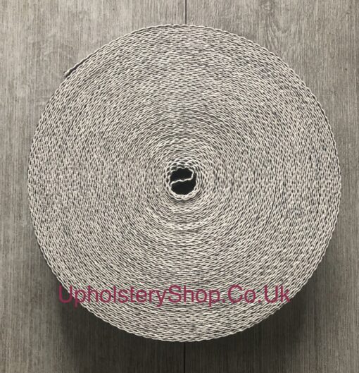 2" Black & White Herringbone Webbing <small>(Standard)</small> - Image 4