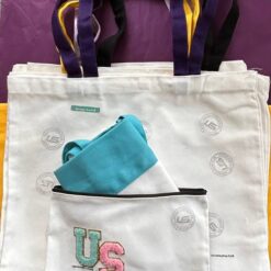 Canvas Tote & Zipper Pouch Set